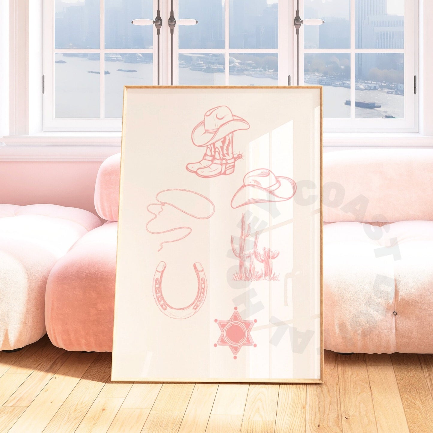 Pink Cowboy Stuff Digital Prints