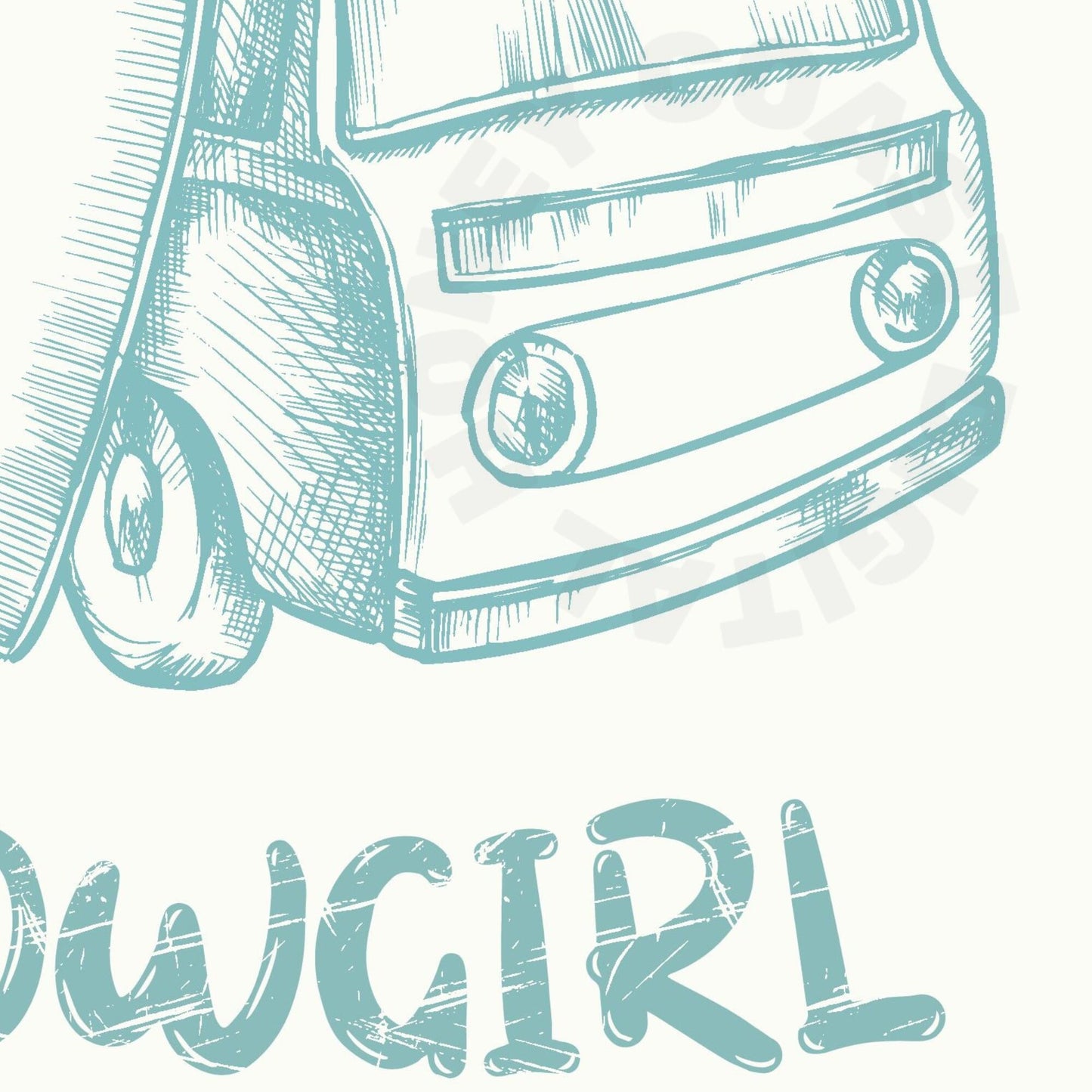 Surf's Up Cowgirl Digital Prints