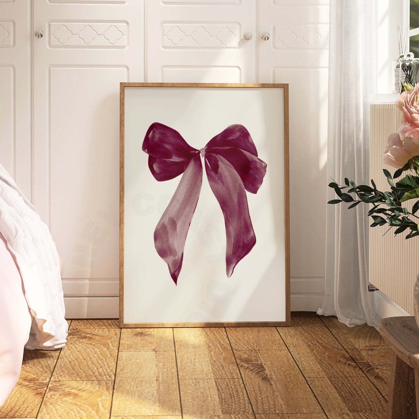 Whimsigoth Bows Digital Prints, Set Of 3