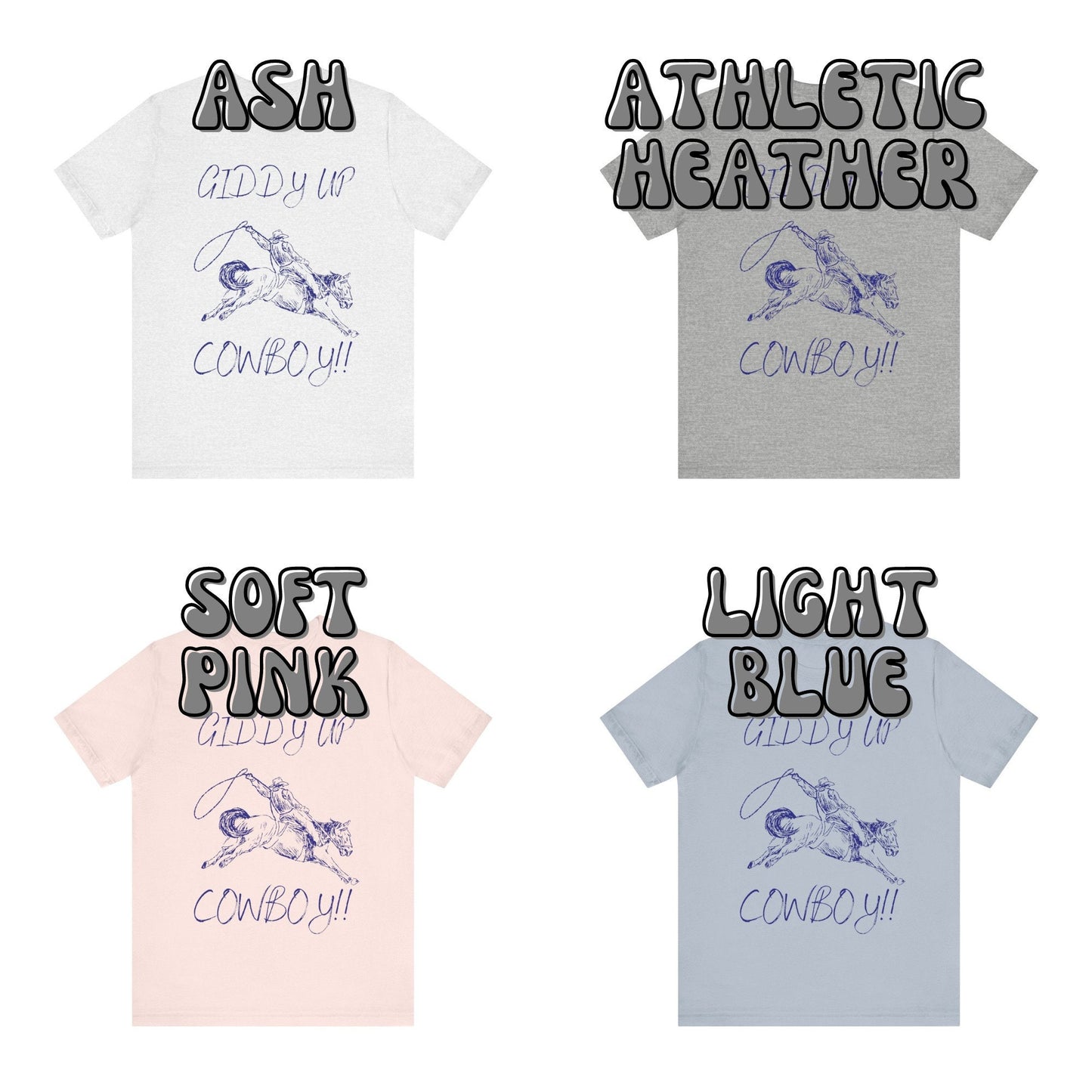 Navy Giddy Up Cowboy T-Shirt