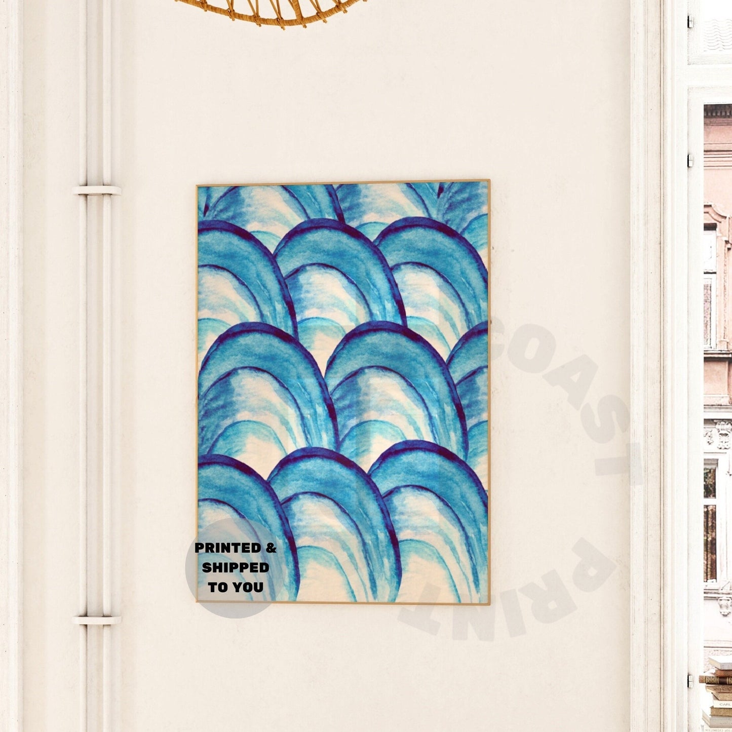 Oyster Seashells Poster
