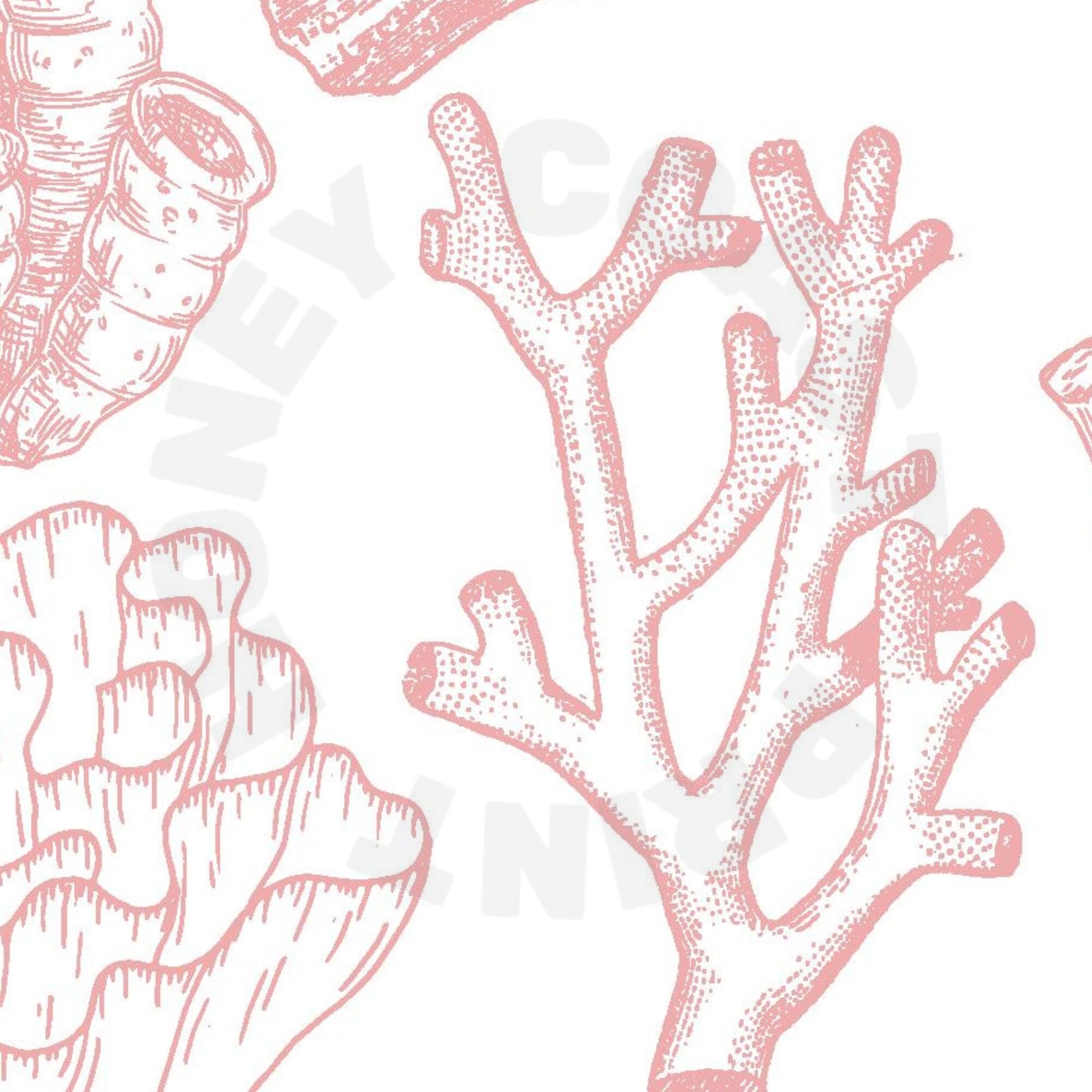 Landscape Pink Corals Digital Prints