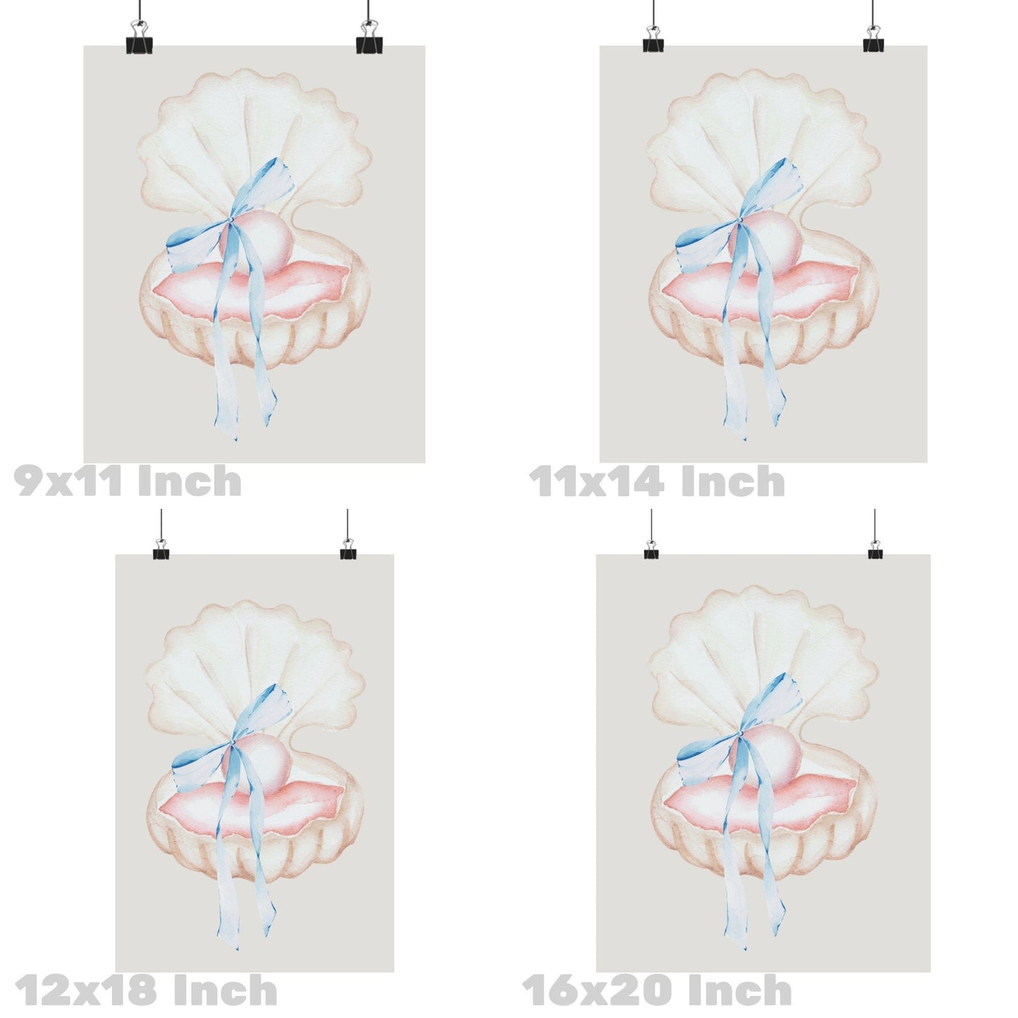 Pearl And Bow Poster