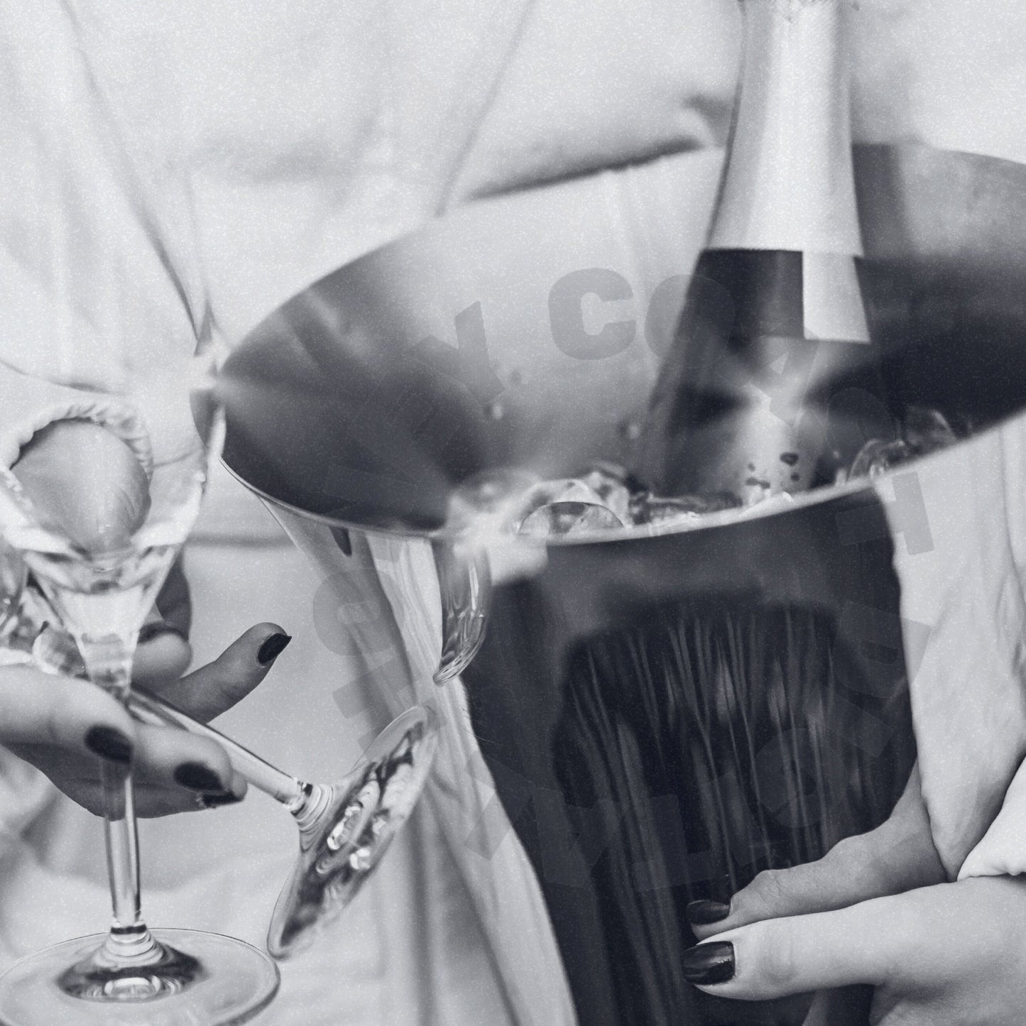 Champagne Problems Newspaper Digital Prints
