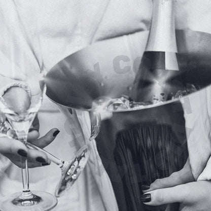 Champagne Problems Newspaper Digital Prints