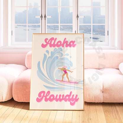 Aloha Howdy Digital Prints