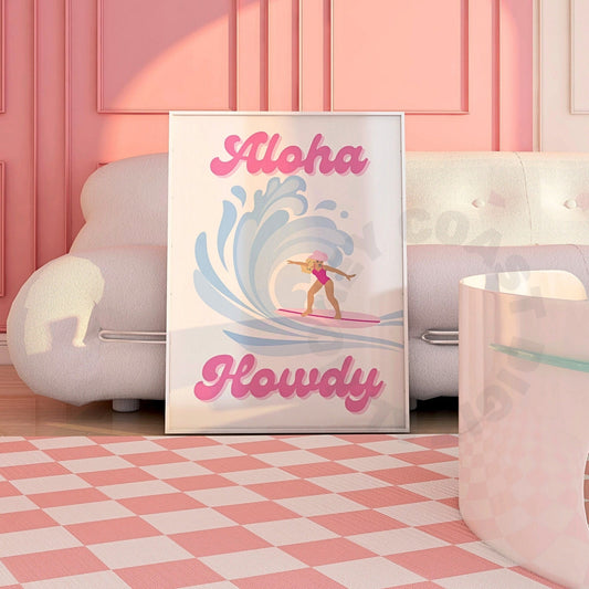 Aloha Howdy Digital Prints