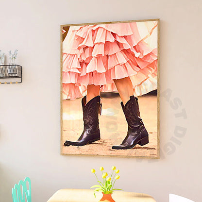 Coastal Cowgirl Boots Digital Prints