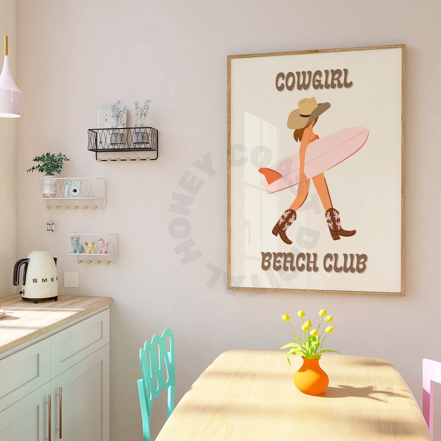 Coastal Cowgirl Beach Club Digital Prints