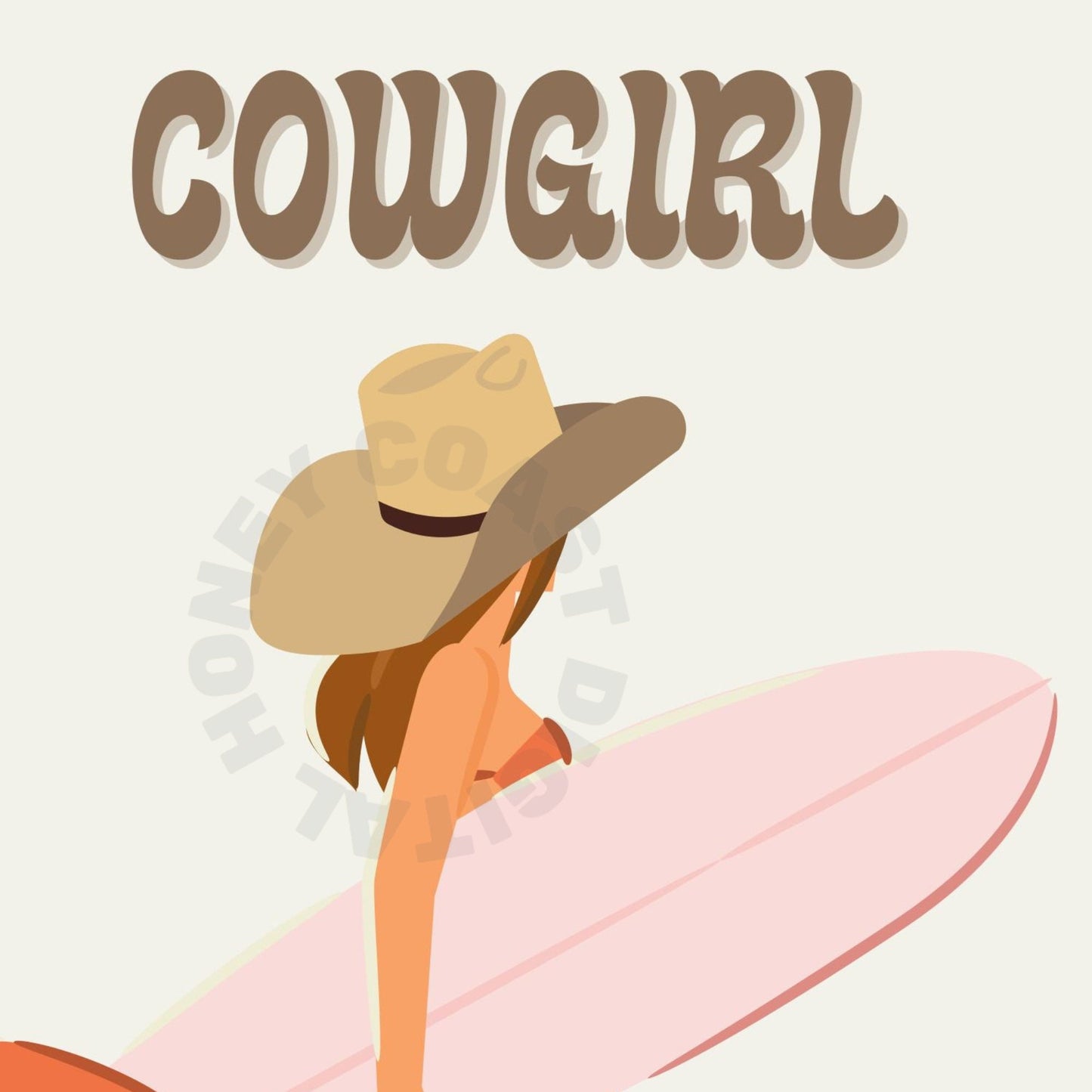 Coastal Cowgirl Beach Club Digital Prints