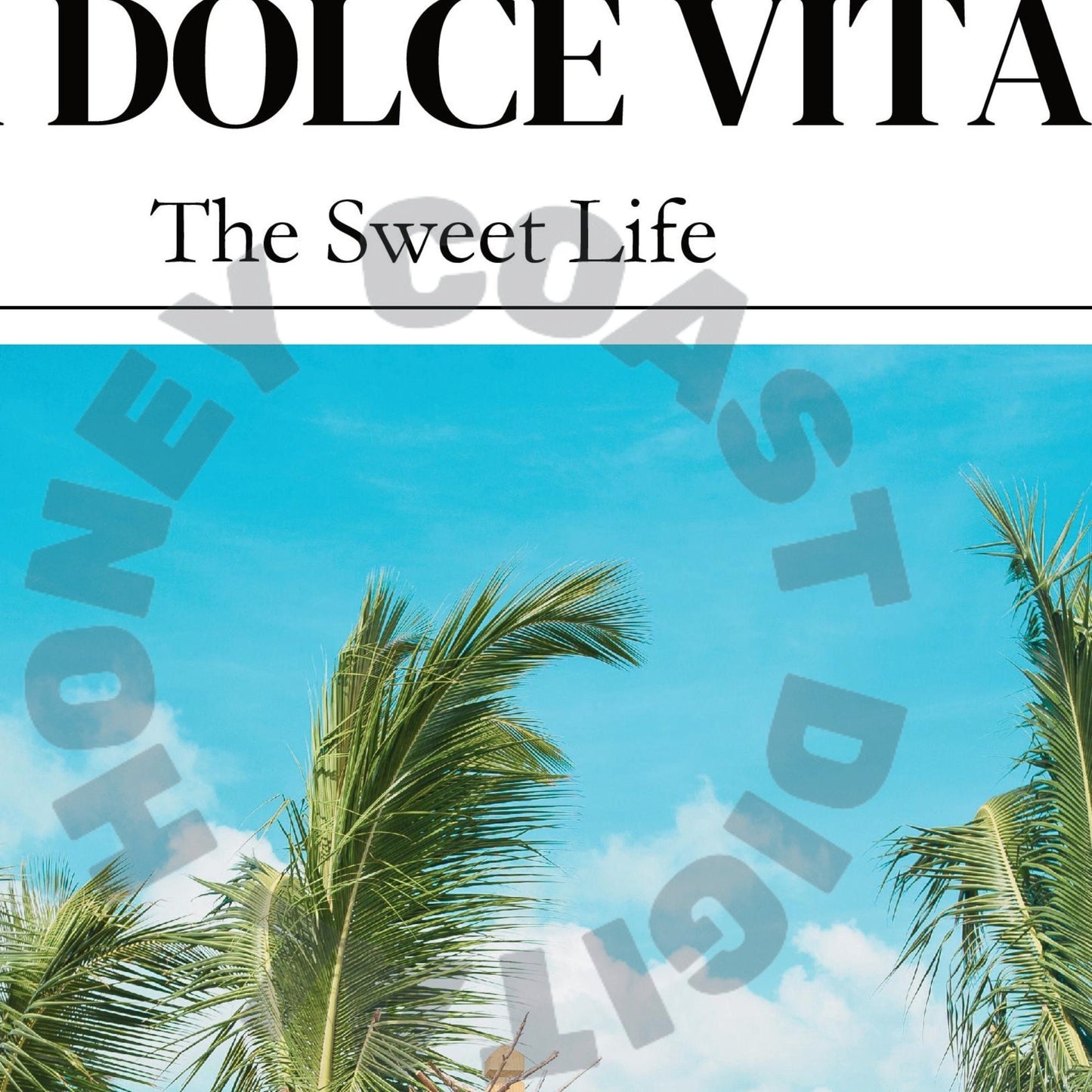 La Dolce Vita Newspaper Digital Prints