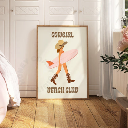 Coastal Cowgirl Beach Club Digital Prints