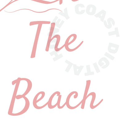 Pink Meet Me At The Beach Digital Prints