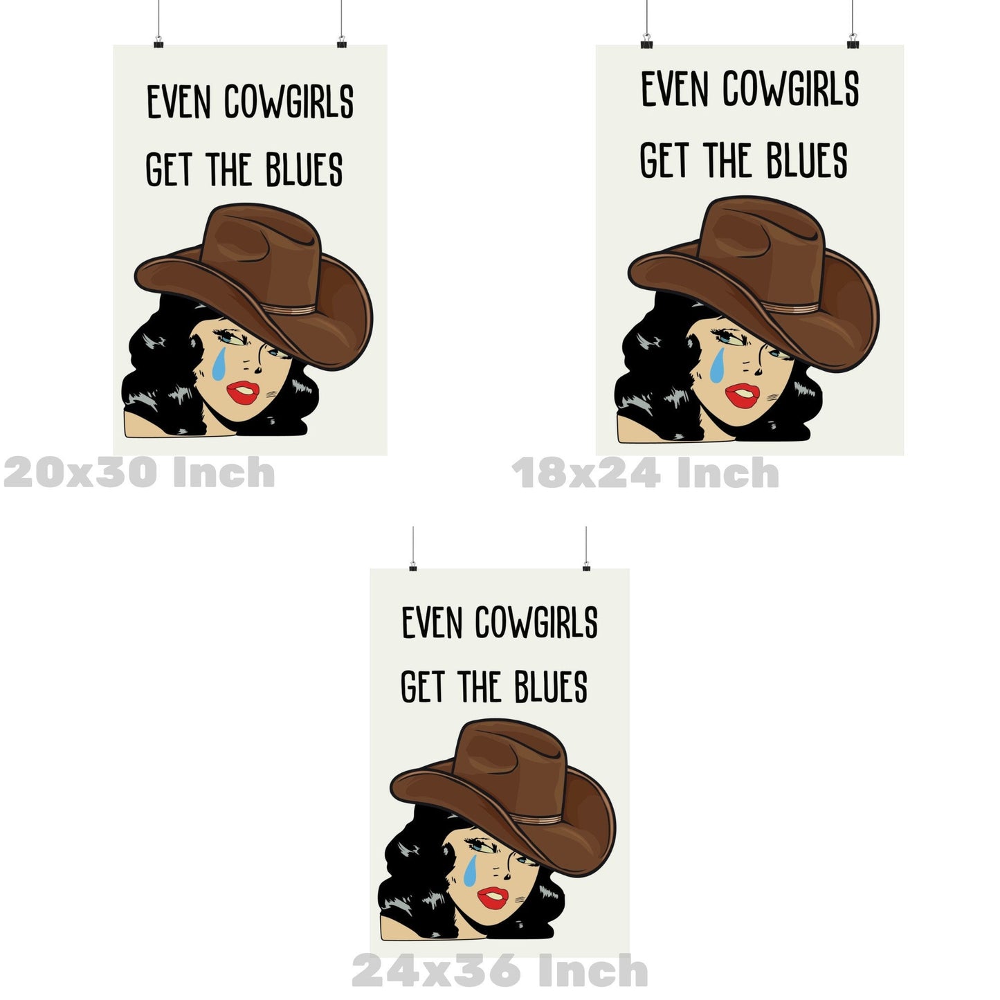 Even Cowgirls Get The Blues Poster