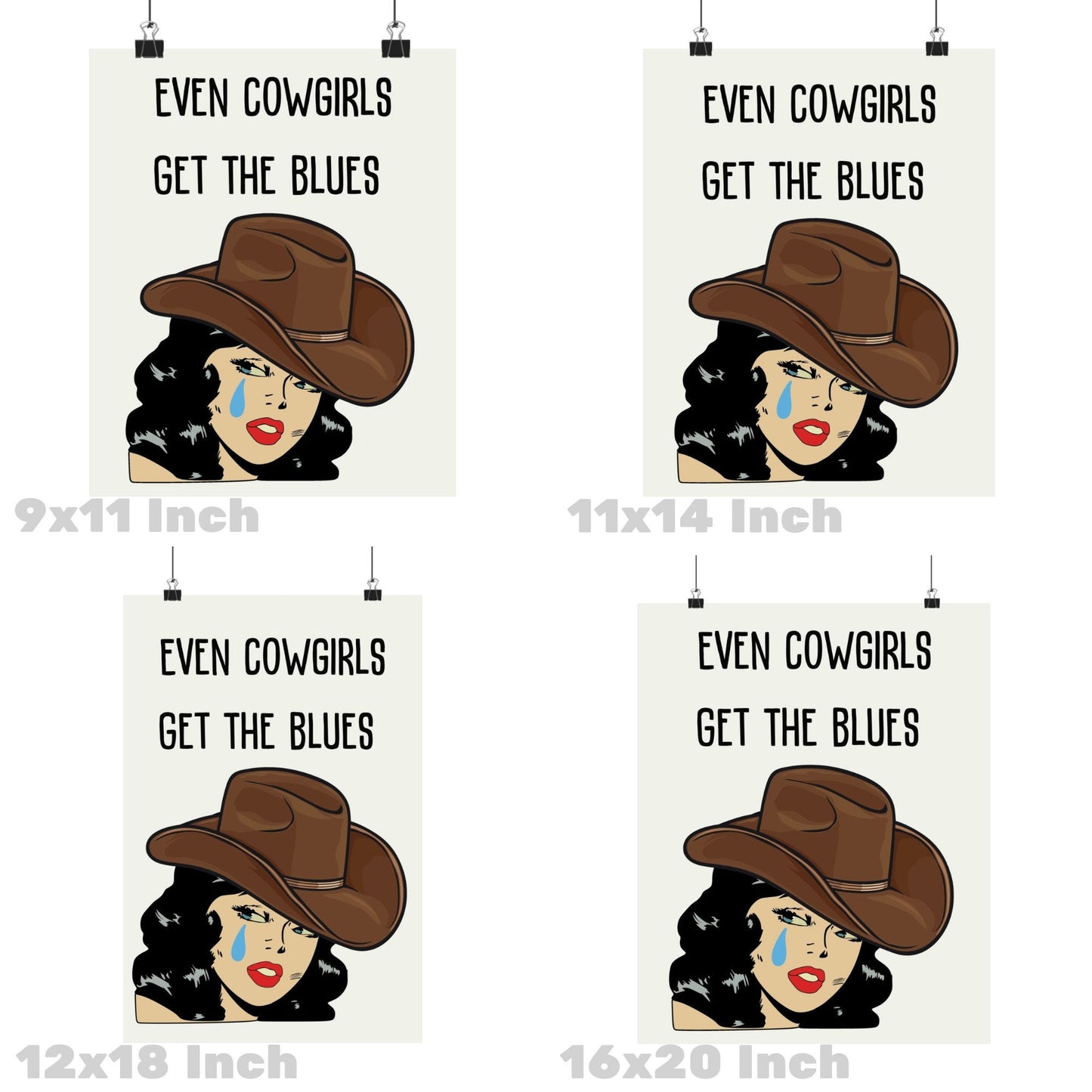 Even Cowgirls Get The Blues Poster