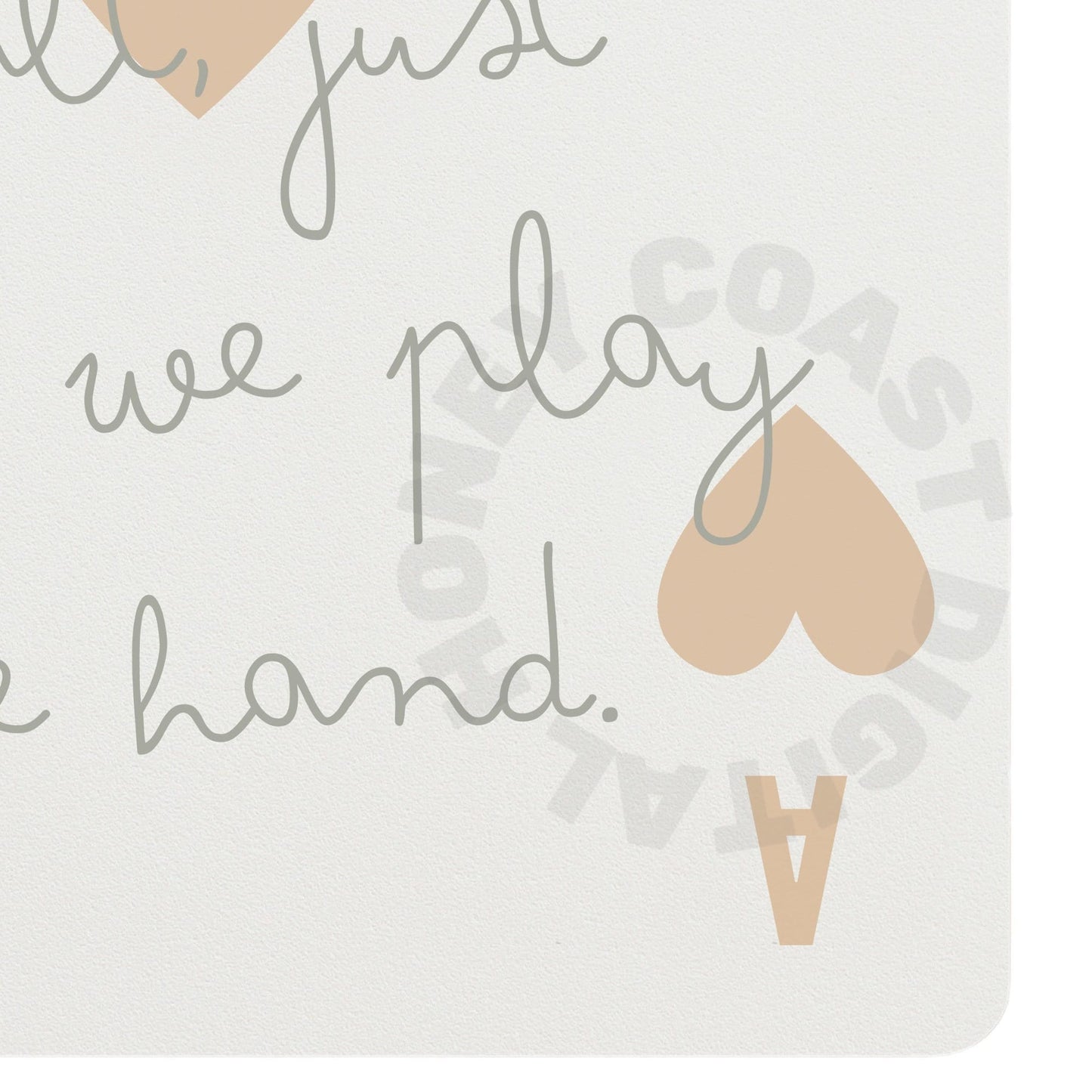 Beige Playing Card Digital Prints