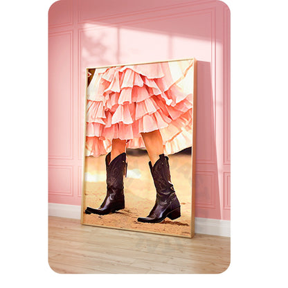 Coastal Cowgirl Boots Poster