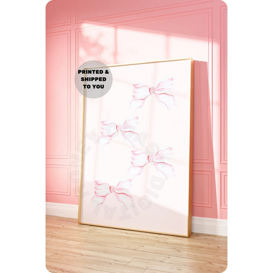 Pink Hair Bows Poster