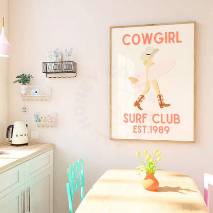 Cowgirl Surf Club Digital Prints