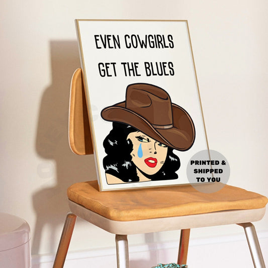 Even Cowgirls Get The Blues Poster