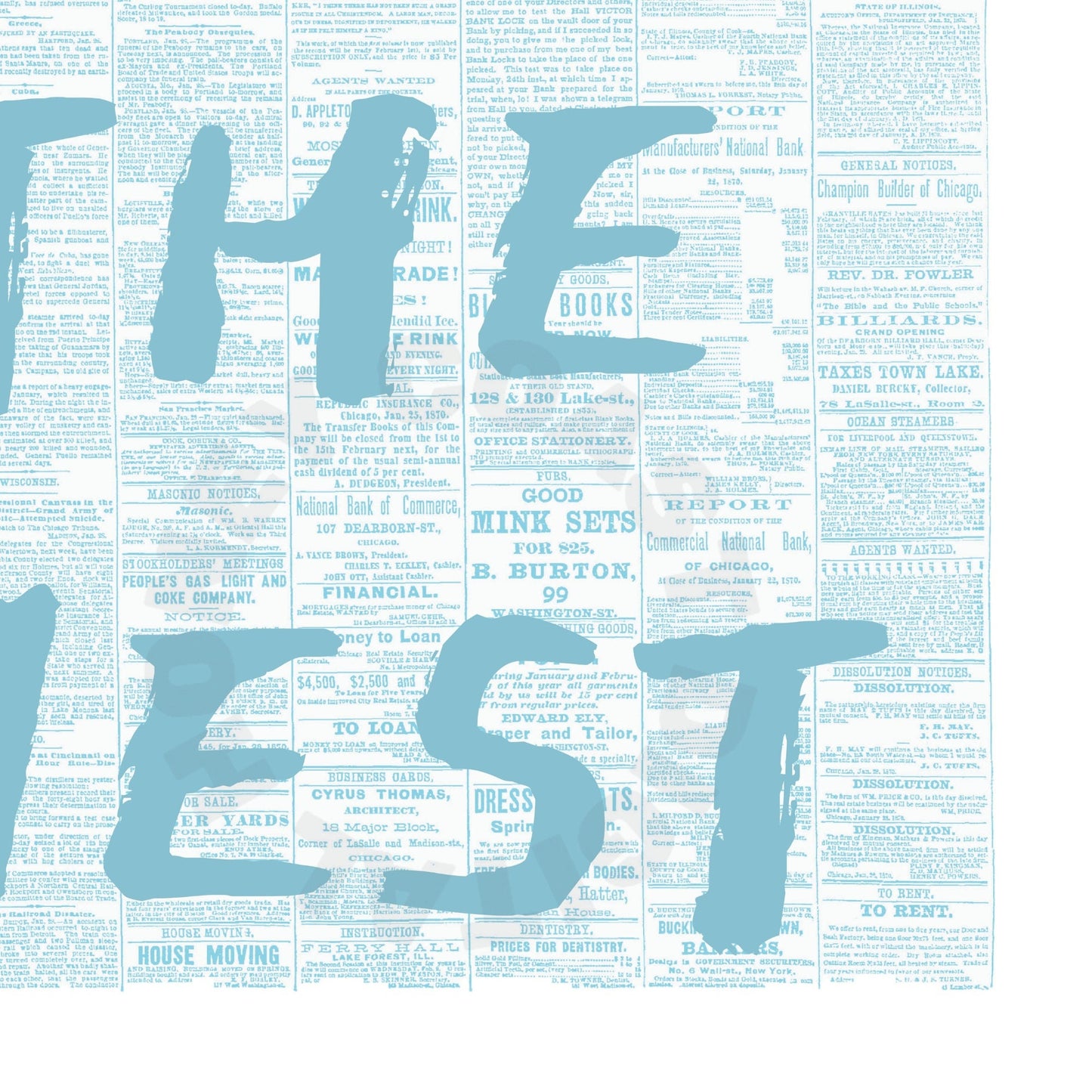 Wild Like The West Newspapers Digital Prints