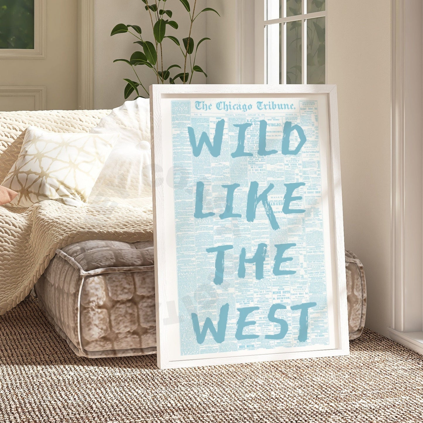 Wild Like The West Newspapers Digital Prints