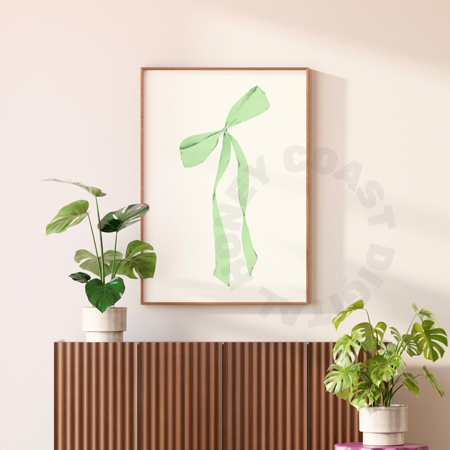 Green Hair Bow Poster