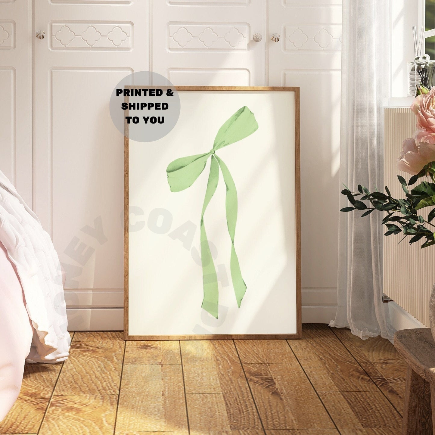 Green Hair Bow Poster