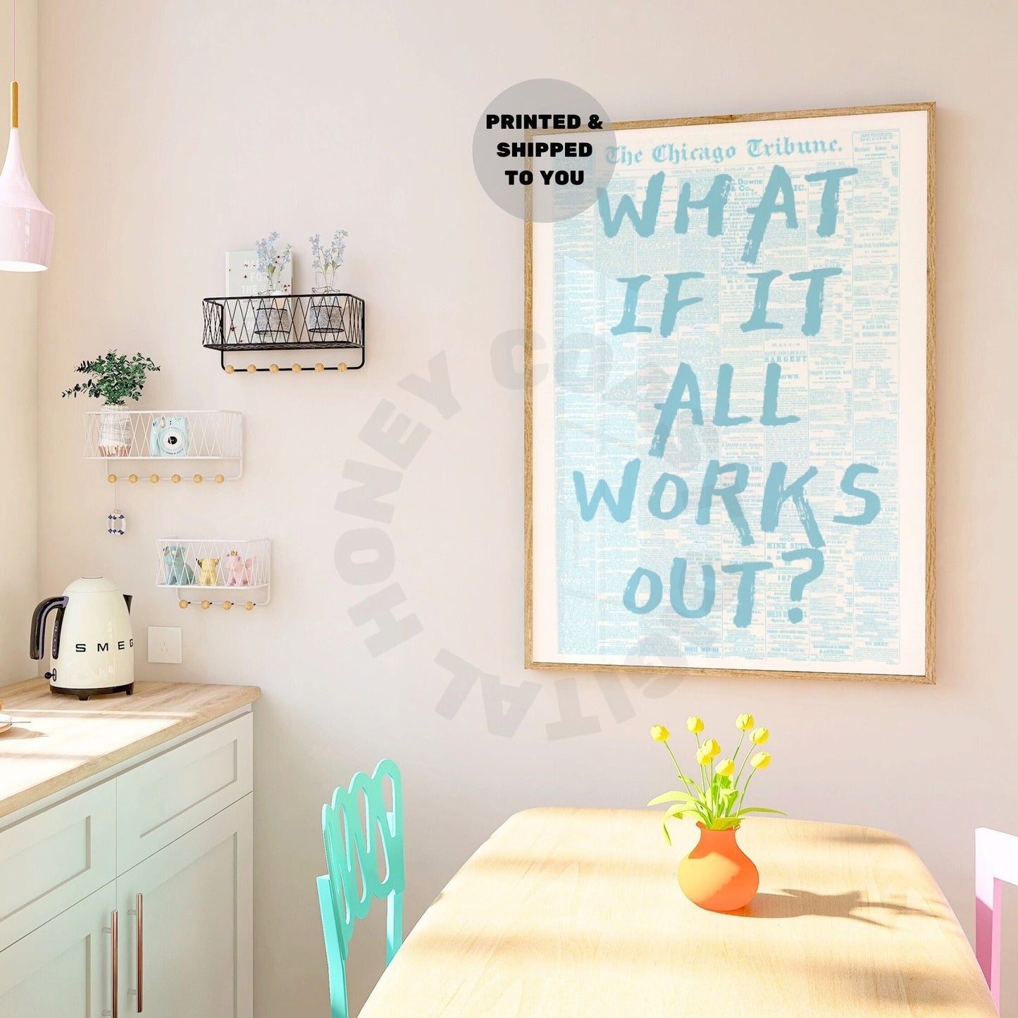 What If It All Works Out Newspapers Poster