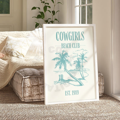 Cowgirls Beach Club Digital Prints