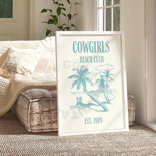 Cowgirls Beach Club Digital Prints