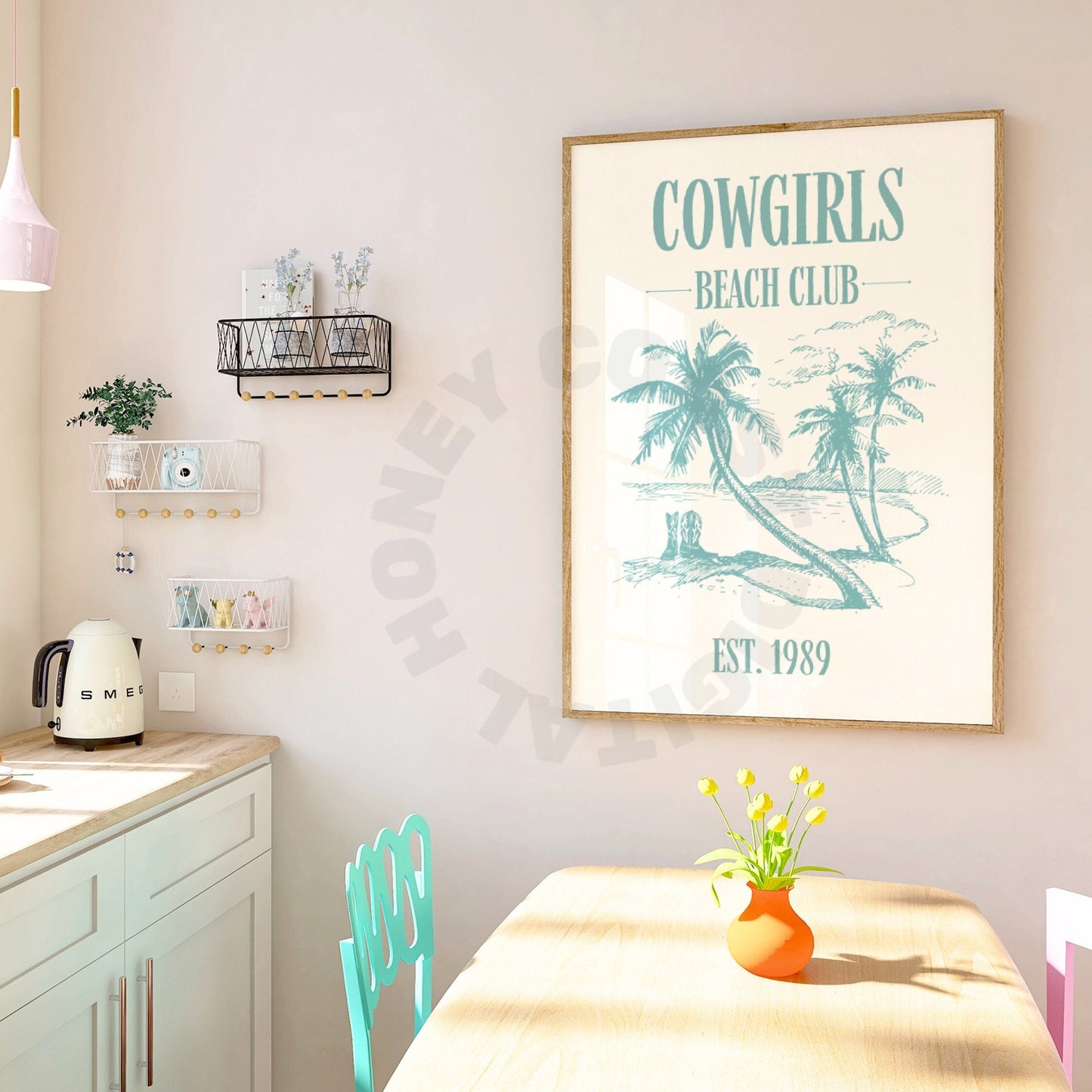 Cowgirls Beach Club Poster