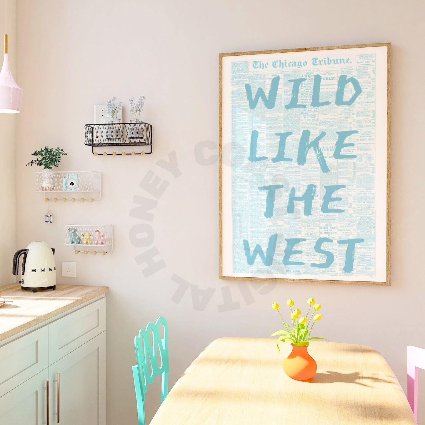 Wild Like The West Newspaper Poster