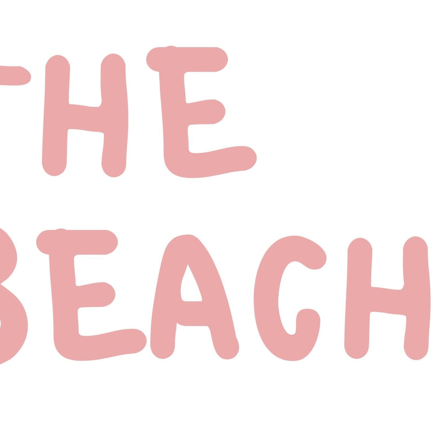 Pink Meet Me At the Beach Digital Prints