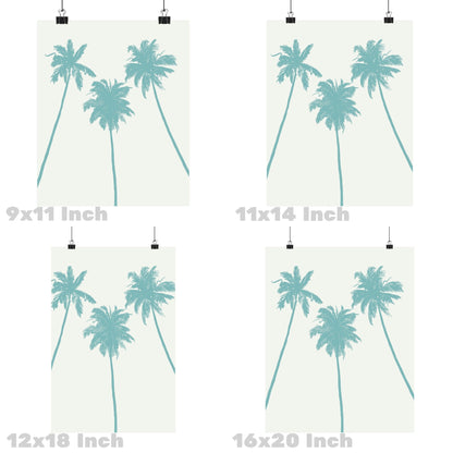 Palm Trees Poster