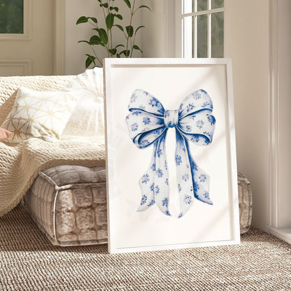 Floral Hair Bow Digital Prints