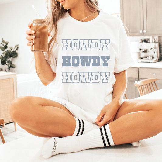 Blue Howdy T-Shirt