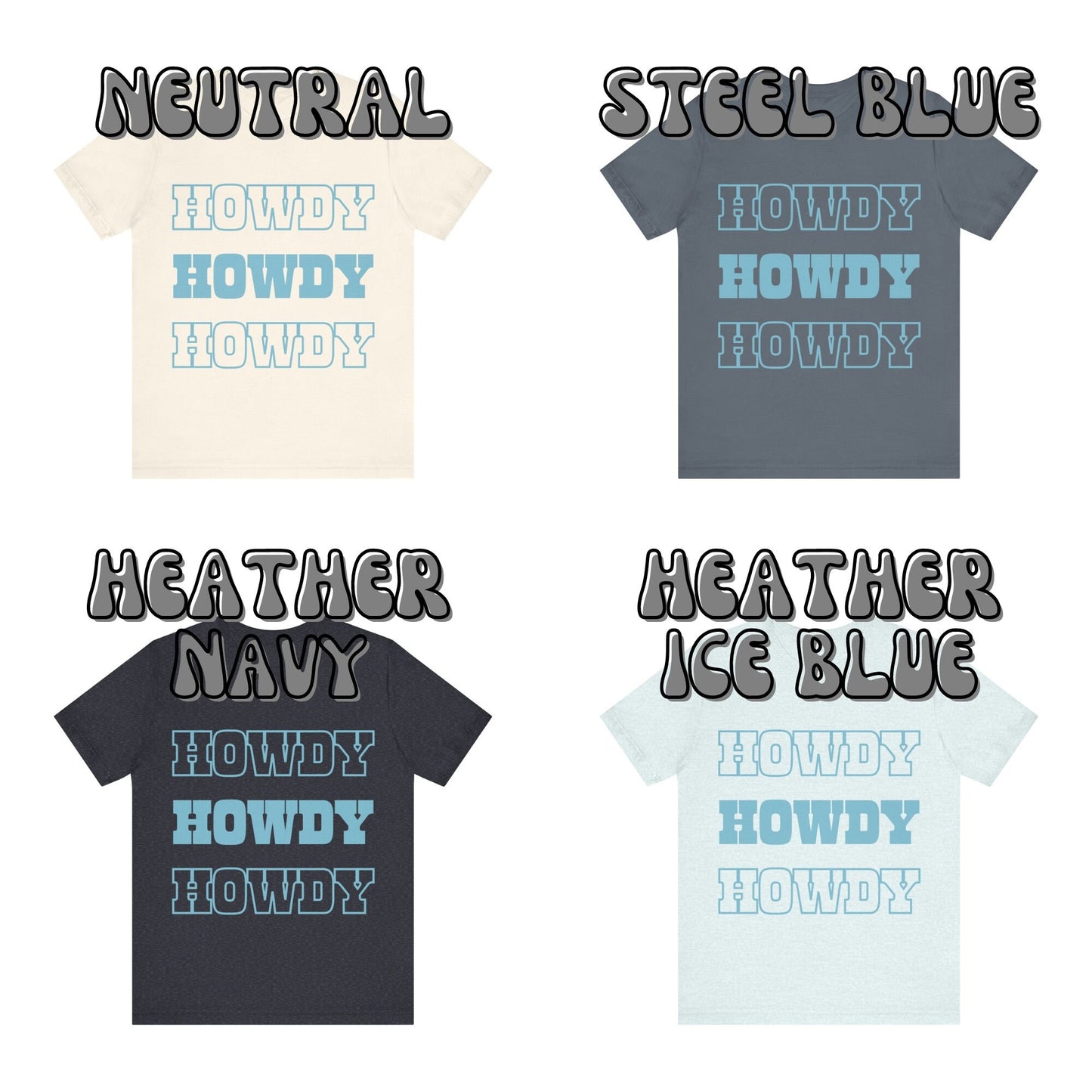 Surf Blue Howdy T-Shirt