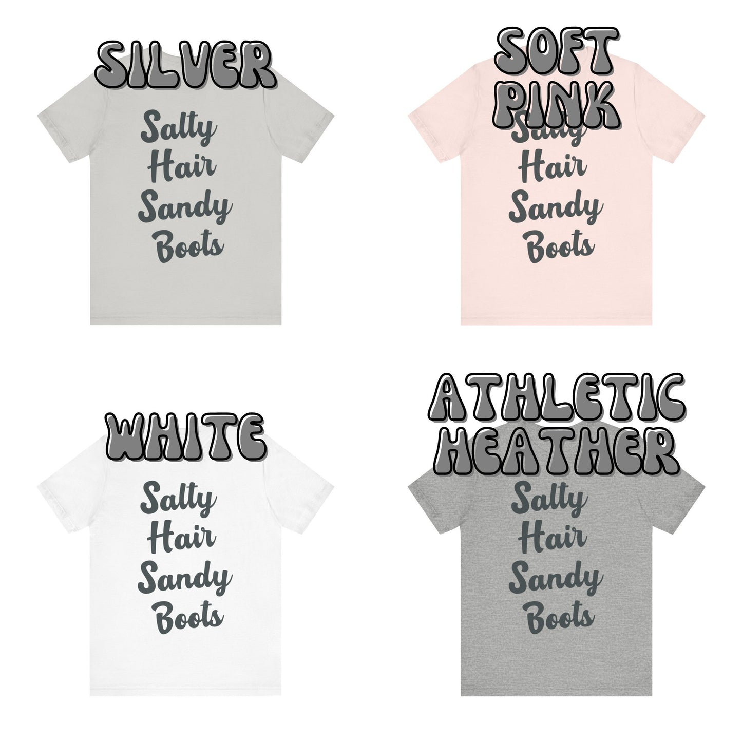 Monotone Salty Hair Sandy Boots  T-Shirt