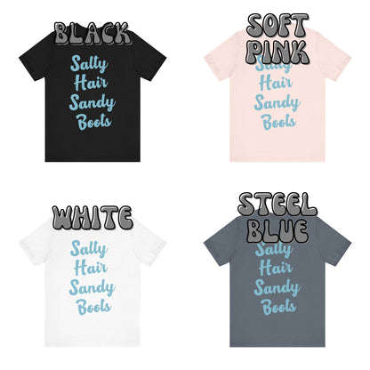 Surf Blue Salty Hair Sandy Boots  T-Shirt