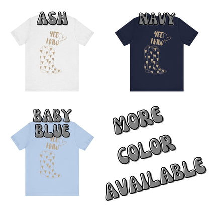 Beige Western Boots Yee Haw T-Shirt