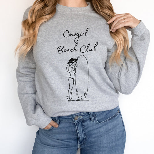 Black Beach Club Girl Sweatshirt