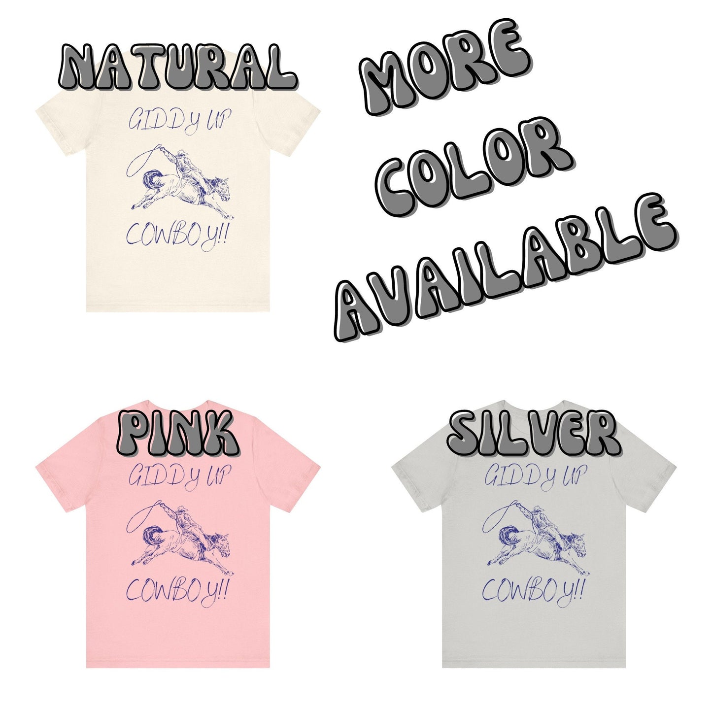 Navy Giddy Up Cowboy T-Shirt