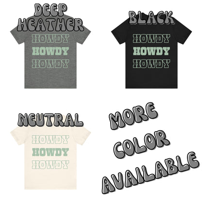 Sage Green Howdy T-Shirt