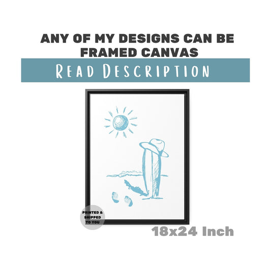 Framed Canvas Option (Any Design In Shop)