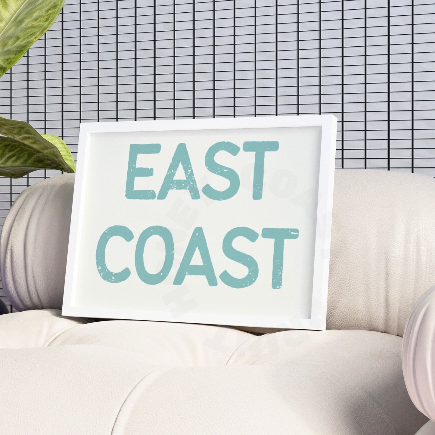 Landscape Seafoam Green East Coast Poster