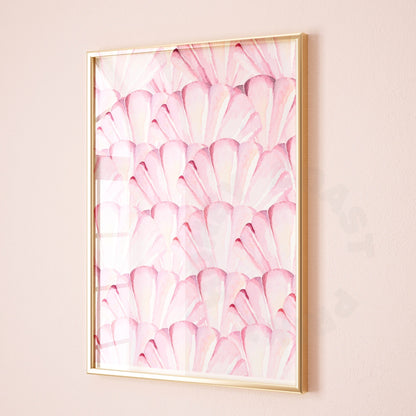 Pink Seashells Digital Prints