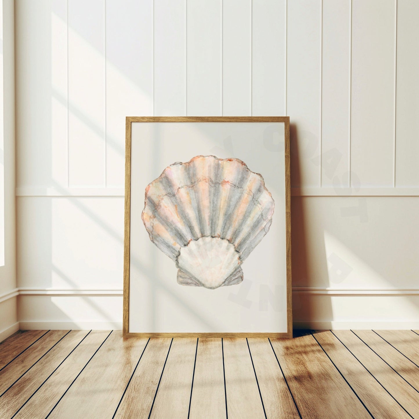 Rustic Seashell Digital Prints