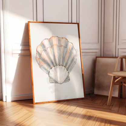 Rustic Seashell Digital Prints