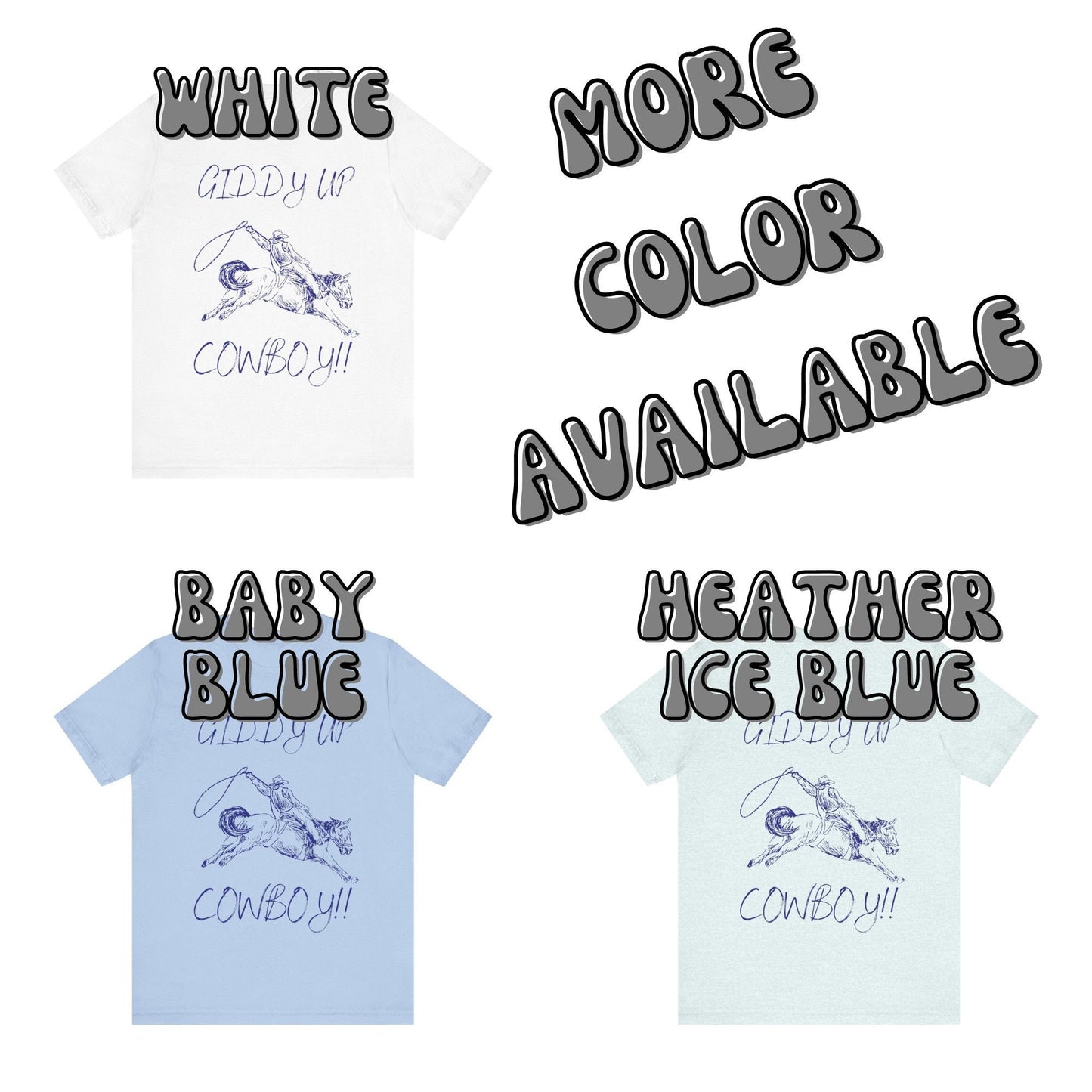Navy Giddy Up Cowboy T-Shirt